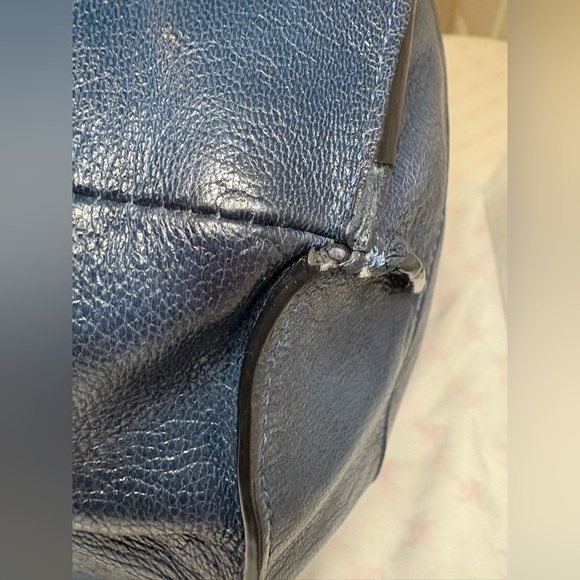 Coach Kristin Elevated limited edition Navy Leather Satchel No. B1193- 16823 - Picture 14 of 14